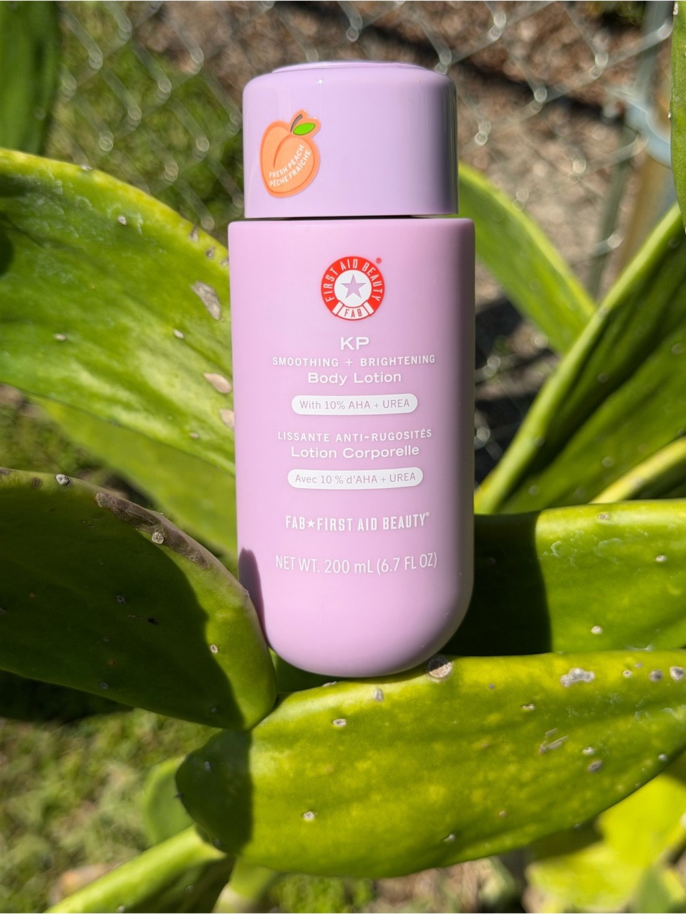 FIRST AID BEAUTY KP Smoothing & Brightening Body Lotion Fresh Peach